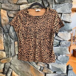 Leopard Print Women's Top